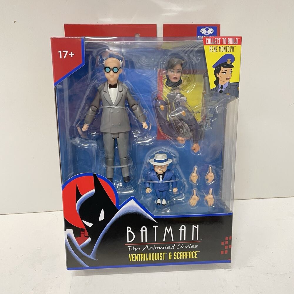 McFarlane DC Direct Batman The Animated Ventriloquist Scarface BAF Rene Montoya
